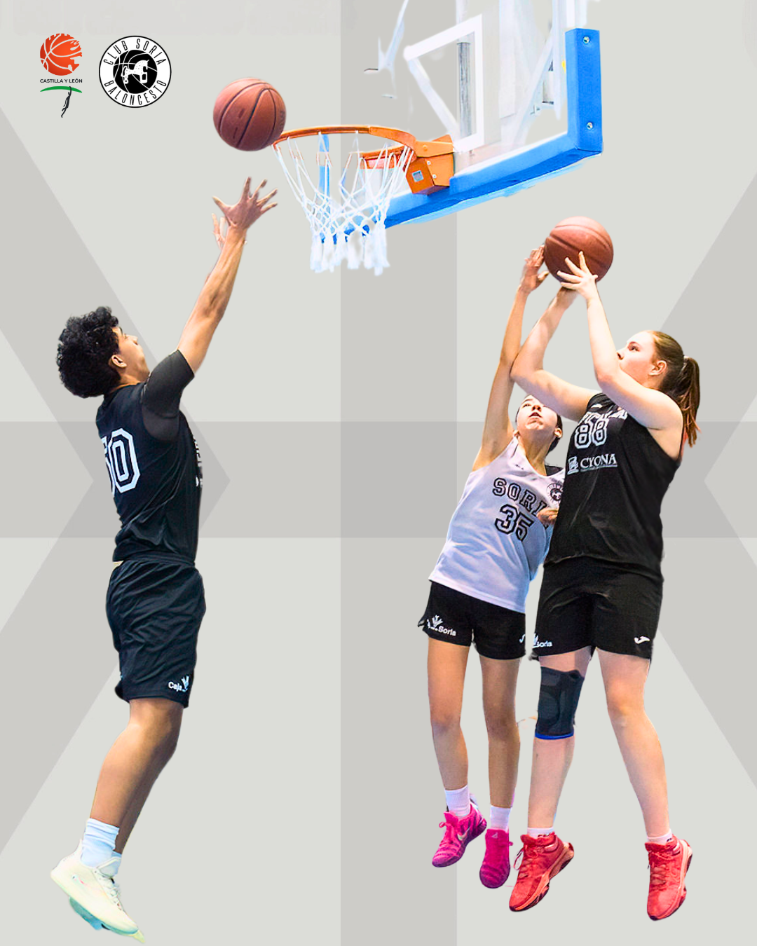 La infantil (2013) del CSB María Martínez Ciria, y el cadete (2011) Daniel Llorente Cabrera han sido llamados de nuevo por la Federación de Baloncesto de Castilla y León para formar parte de la pr La infantil (2013) del CSB María Martínez Ciria, y el cadete (2011) Daniel Llorente Cabrera han sido llamados de nuevo por la Federación de Baloncesto de Castilla y León para formar parte de la pr