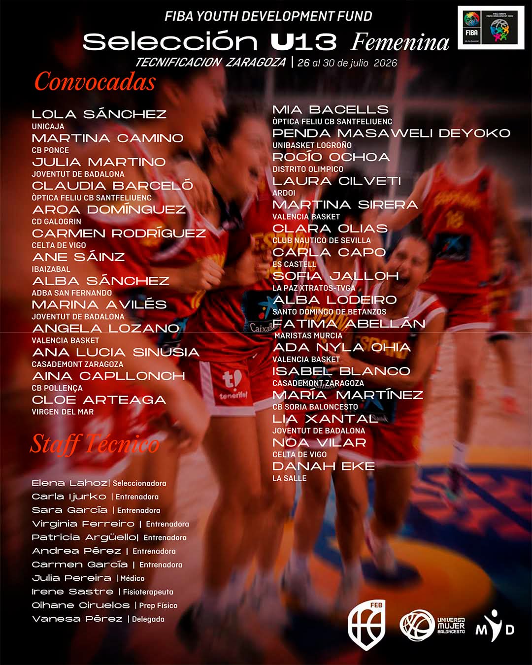 Cartel FEB María Martínez