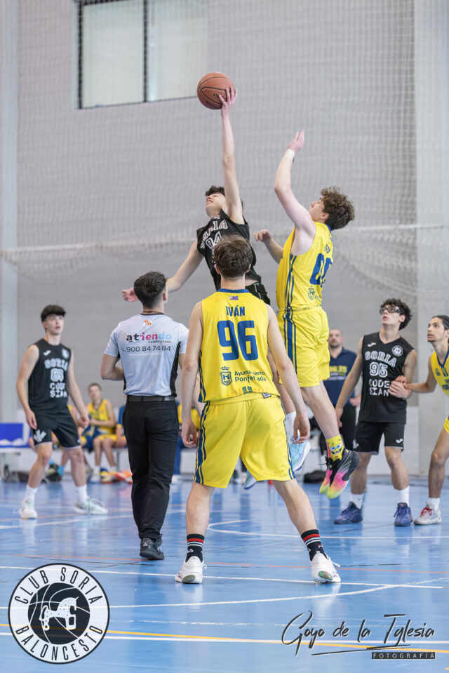 El Club Soria Baloncesto arranca con fuerza la fase previa de ascenso a Primera División con victorias en Cadete y Junior Masculino